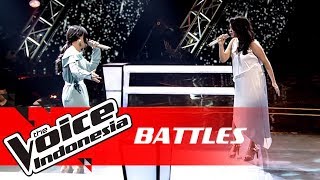 Waode vs Cila - Cinta (Melly Goeslaw feat. Krisdayanti) | Battles | The Voice Indonesia GTV 2018