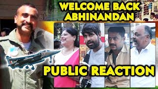 IAF Wig Commander Abhinandan Returns India | PUBLIC REACTION | Bharat Ka Sher