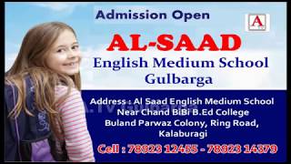 Admission Open Al Saad English Medium School Gulbarga