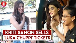 Kriti Sanon Sells Luka Chuppi Tickets At A Suburban Theatre
