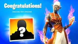 FEMALE SNOWFALL SKIN (DISCOVERY SKIN CHALLENGES KEY STAGES) X MARKS THE SPOT NEW UPDATE in FORTNITE