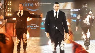 Akshay Kumar Live Stunt With Fire | Fire Ramp Walk | Amazon Prime Video New Series Launch