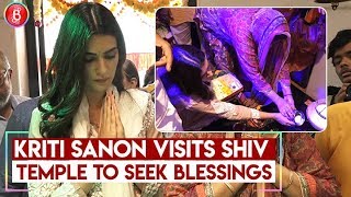 Kriti Sanon Visits Shiv Temple To Seek Blessings From Lord Shiva On Maha Shivratri