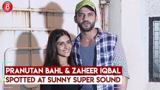 Zaheer Iqbal & Pranutan Bahl Spotted at Sunny Super Sound