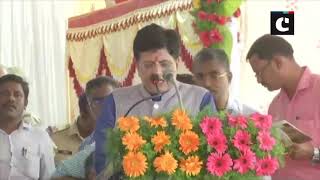 Piyush Goyal lays foundation stone of new railway line from Morappur to Dharmapuri