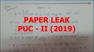 Paper Leak PUC - II (2019) || Top Kannada Tv