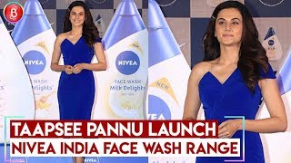 Taapsee Pannu Launches Nivea India Face Wash Range