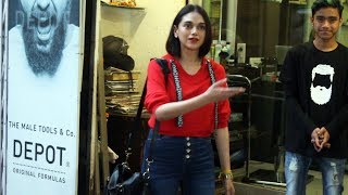 Aditi Rao Hydari Spotted At Zido Aaloon Bandra - Watch Video