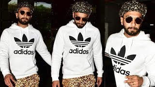 Stylish Ranveer Singh Spotted At Airport