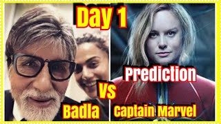 Badla Vs Captain Marvel Box Office Prediction Day 1