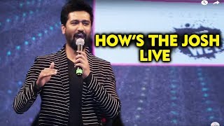 Vicky Kaushal Live Dialogue From URI Movie | How's The Josh | Livon Times Fresh Face 2019