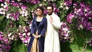Aamir Khan With His Wife Arrived At Akash Ambani Weeding