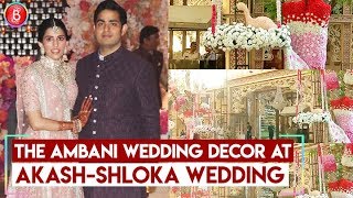 Inside Video of The Ambani Wedding Decor at Akash Ambani-Shloka wedding