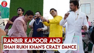 Ranbir Kapoor and Shah Rukh Khans CRAZY dance at Akash-Shloka Wedding