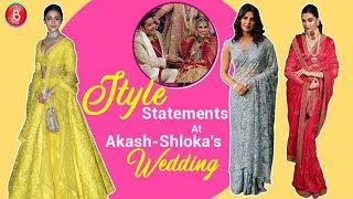 Decoding Style Statements of Bollywood Celebs from Akash-Shloka's Wedding