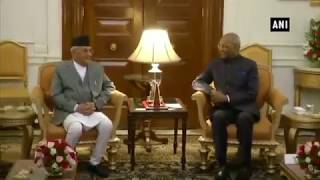PM Oli Meets President Ram Nath Kovind