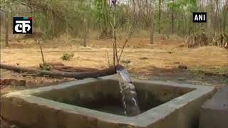 जंगली जानवरों के लिए पीने के पानी की व्यवस्था के लिए वन विभाग सौर जल पंप की स्थापना