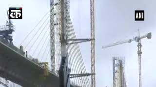 गोवा में भारत के तीसरे सबसे लंबे केबल पुल का उद्घाटन नितिन गडकरी ने समारोह में लिया भाग