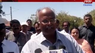 Limbadi : General Manager AK Gupta visits at the railway station