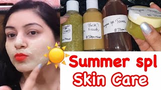 Summer Skin Care Routine for Teenager | DIY Skin Care Under 50 Rs | JSuper Kaur