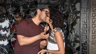Aamir Khan Kissing His Wife Kiran Rao Will Melt Your Heart | 54th Birthday