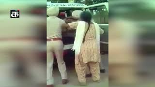 पंजाब पुलिस की करतूत, बुजुर्ग महिला को थप्पड जड़ने के बाद चोटी पकड़कर बुरी तरह घसीटा