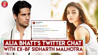 Alia Bhatts Chat With Ex-Boyfriend Sidharth Malhotra Is Hard To Miss Out