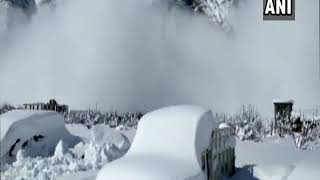 हिमाचल प्रदेश के लाहौल और स्पीति जिले के टालंडी गांव में कल हिमस्खलन हुआ