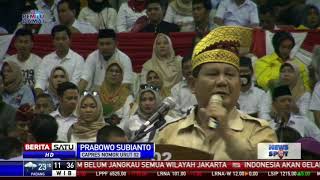 Prabowo Subianto Sapa Pendukung di Pekanbaru