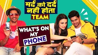 Whats On My Phone With Radhika Madan, Abhimanyu & Gulshan | Mard Ko Dard Nahi Hota Star Cast