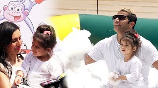 Karanvir Bohars Twin Kids Bella-Vienna Celebrates Holi | Nickelodeon Holi Party 2019