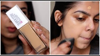 Maybelline Superstay Foundation Review