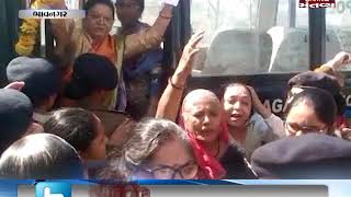 Bhavnagar: Police detained Congress Women Workers for opposing BJP chief Jitu Vaghani