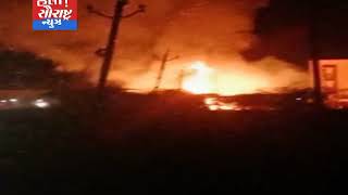 ચોટીલાના ખુશી નગરમાં ઇલેક્ટ્રિક વાયર પડતા ખેતરમાં આગ