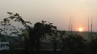 Beautiful Sun Rise  At Kolkata.