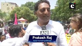 LS polls- Prakash Raj files nomination from Bengaluru Central