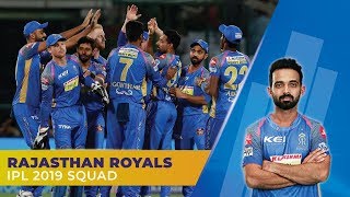 IPL 2019- Rajasthan Royals (RR) Full Squad | Rahane to lead | Jos Buttler to open
