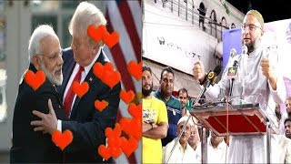 Asaduddin Owaisi Best Funny Comments On Modi And Trump Meeting Each Other | Jalsa @ Baba Nagar