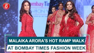 Malaika Aroras SIZZLING Ramp Walk At Bombay Times Fashion Week 2019