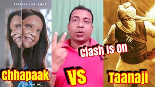 Taanaji Vs Chhapaak Clash On January 10 2020