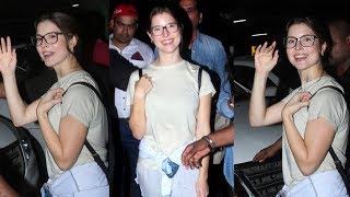 Jacqueline Fernandez Look Alike Amanda Cerny Spotted At Mumbai Airport