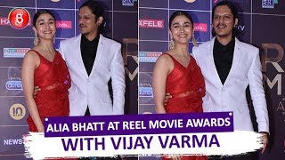 Alia Bhatt Looks Red HOT At Reel Movie Awards With Vijay Varma
