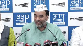 AAP Delhi Convenor Gopal Rai Briefs on Full Statehood and AAP Star Campaign List