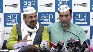 AAP Leader Dilip Pandey Briefs on LandFill Site