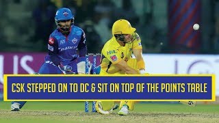 IPL 2019- Match 5- CSK take the top spot in points table by defeating Delhi Capitals