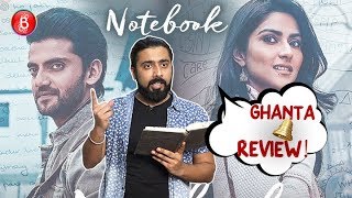 Notebook Movie GHANTA Review | Hit or Flop | Zaheer Iqbal , Pranutan Bahl