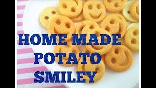 Potato Smiley Recipe - How To Make Tasty  Potato Smiley