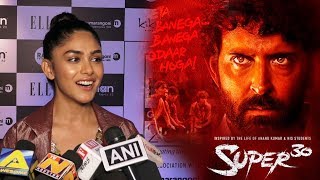 Mrunal Thakur About Working With Hrithik In Super 30