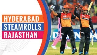 Indian T20 League 2019, Match 8- Hyderabad vs Rajasthan - Warner takes his team home