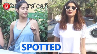 Janhvi Kapoor and Diana Penty spotted in and around the city